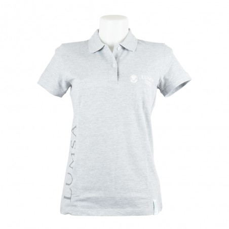 Polo Donna Heather Grey - Fronte