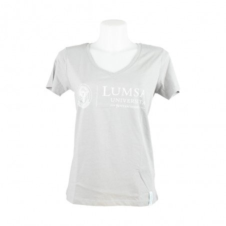 T-shirt Donna Light Grey - Fronte